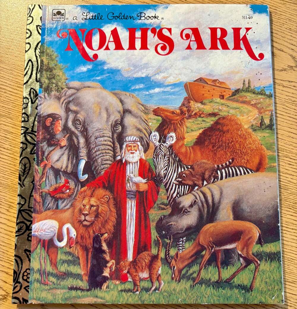 Vintage 1985 Little Golden Book – Noah's Ark